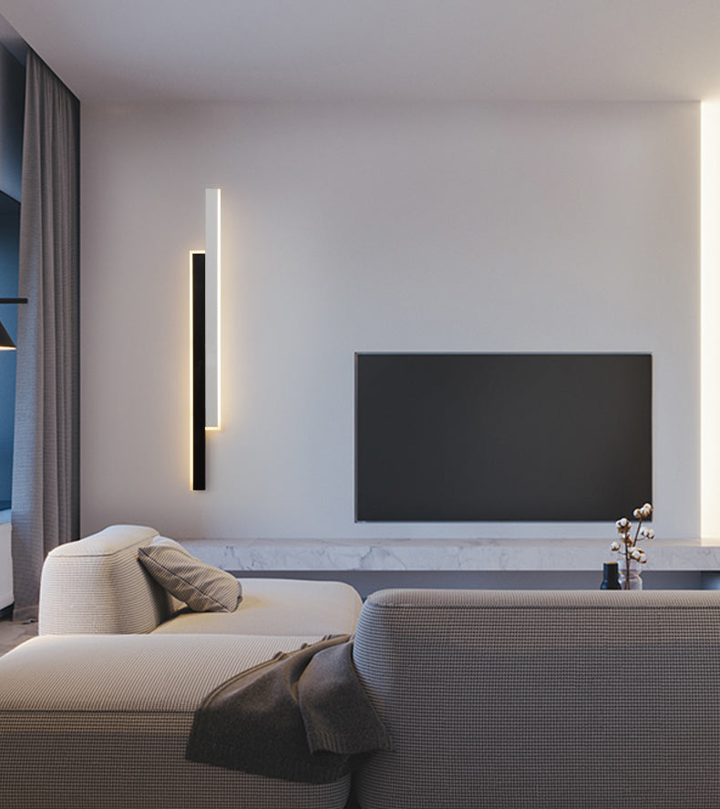 Lampada di scarpe con foglie rettangolari moderne sconde acriliche in stile minimalista