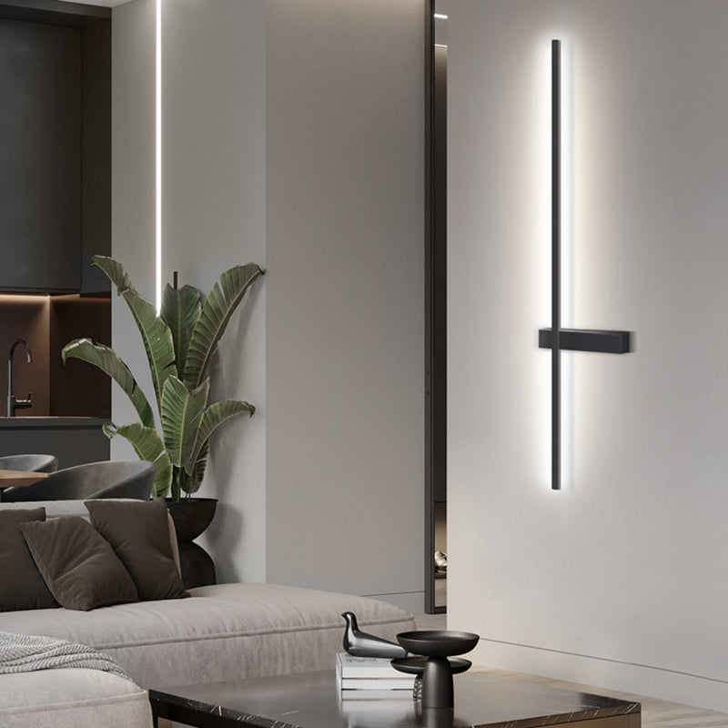 Modern Minimalist Style Linear Wall Light Sconces Aluminum Wall Light