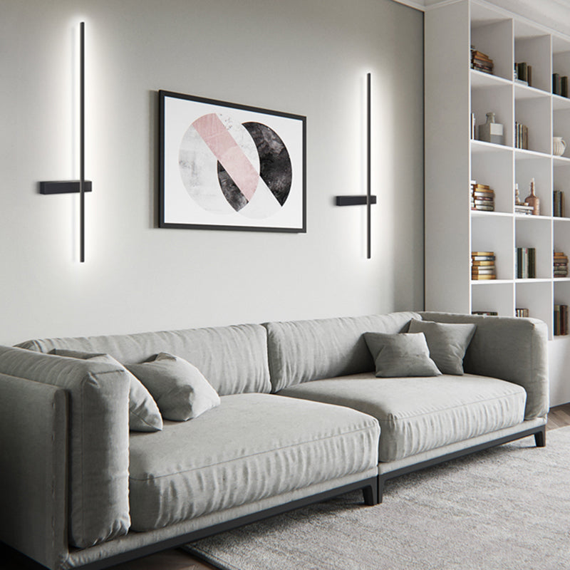 Modern Minimalist Style Linear Wall Light Sconces Aluminum Wall Light