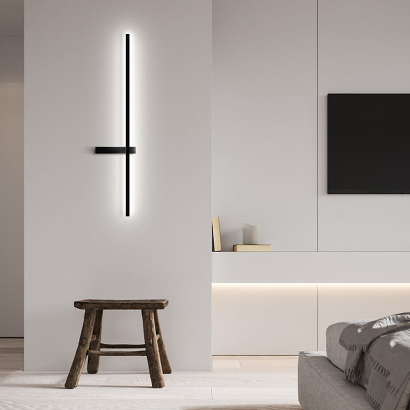 Modern Minimalist Style Linear Wall Light Sconces Aluminum Wall Light