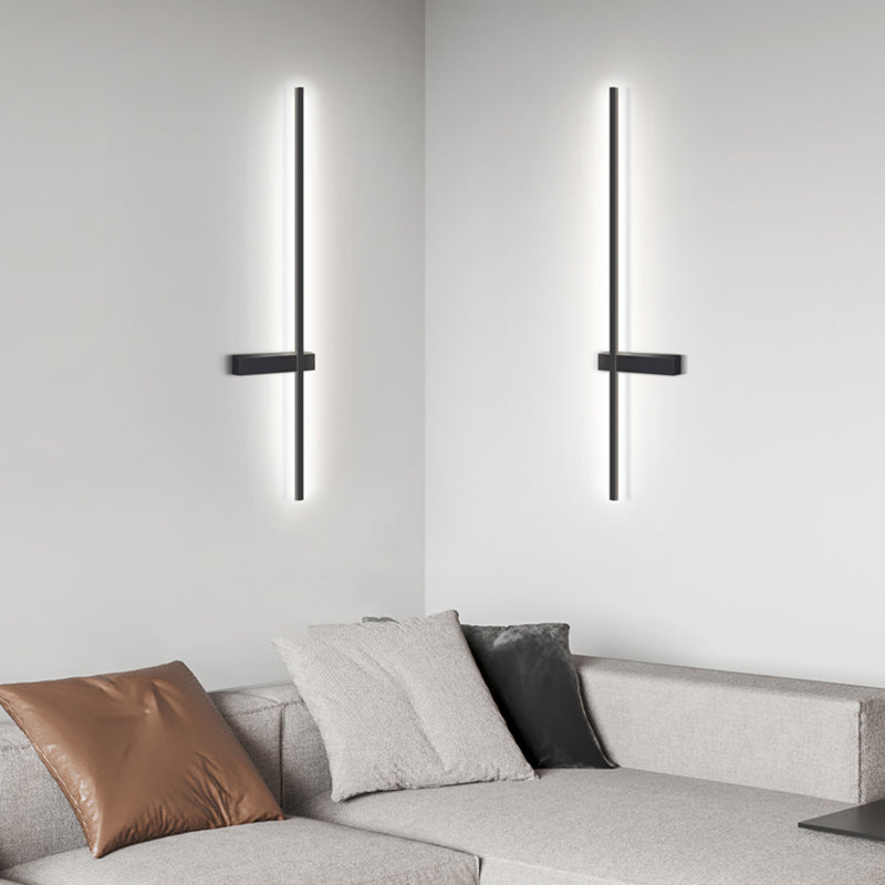 Modern Minimalist Style Linear Wall Light Sconces Aluminum Wall Light