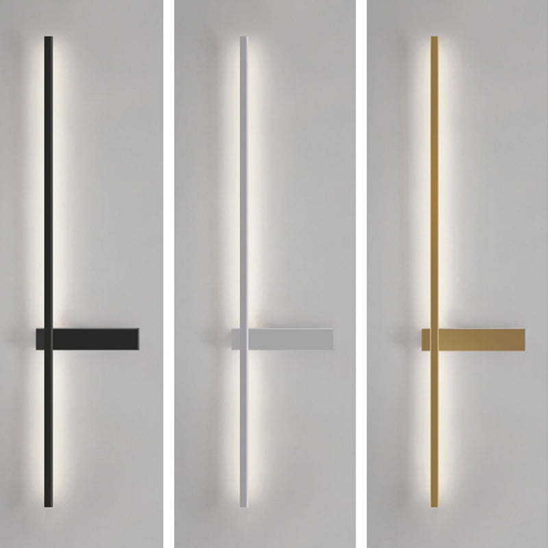 Modern Minimalist Style Linear Wall Light Sconces Aluminum Wall Light