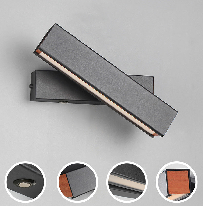 Rectangular Wall Light Sconces Modern Minimalist Style Acrylic 1 Light Sconces