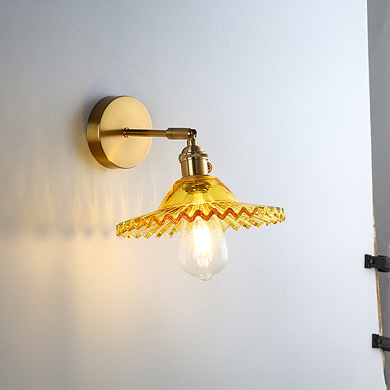 Armed Vanity Wall Lights Modern Nordic Style Glass Single Vanity Lamp