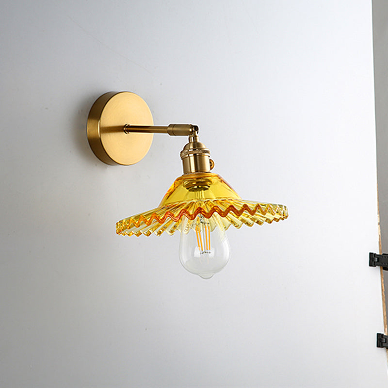 Armed Vanity Wall Lights Modern Nordic Style Glass Single Vanity Lamp