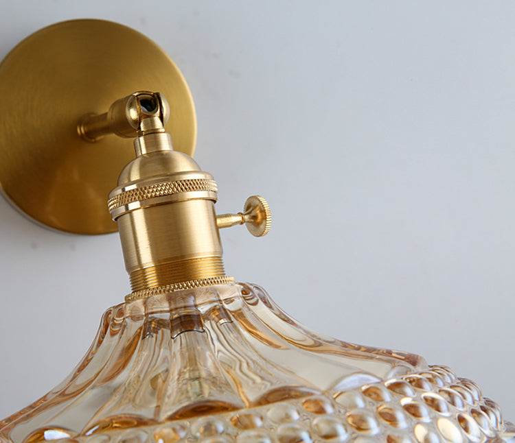 Armed Vanity Wall Lights Modern Nordic Style Glass Single Vanity Lamp