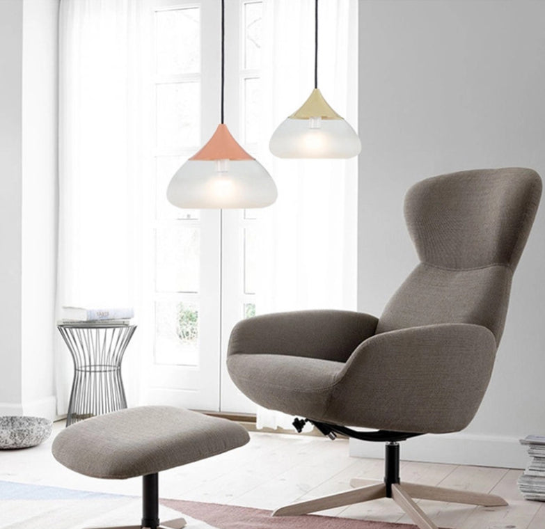 Teardrop Transparent Glass Shade Pendant Lamp Modern Style Mini Lighting Fixture for Kitchen Dining Room