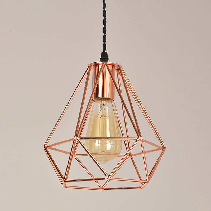 Diamond Cage colgante Luz de techo