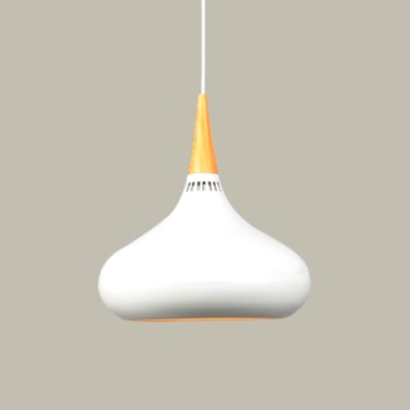 Teardrop Down Lighting Pendant Modern Style Metal Hanging Pendant Light for Dinning Room