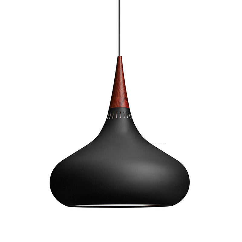 Teardrop Down Lighting Pendant Modern Style Metal Hanging Pendant Light for Dinning Room