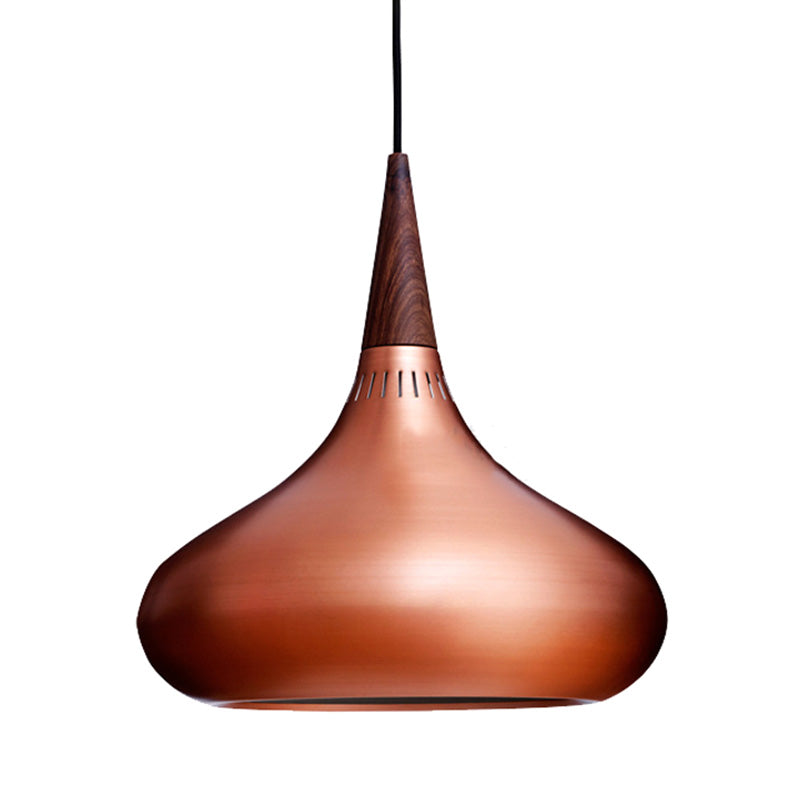 Teardrop Down Lighting Pendant Modern Style Metal Hanging Pendant Light for Dinning Room