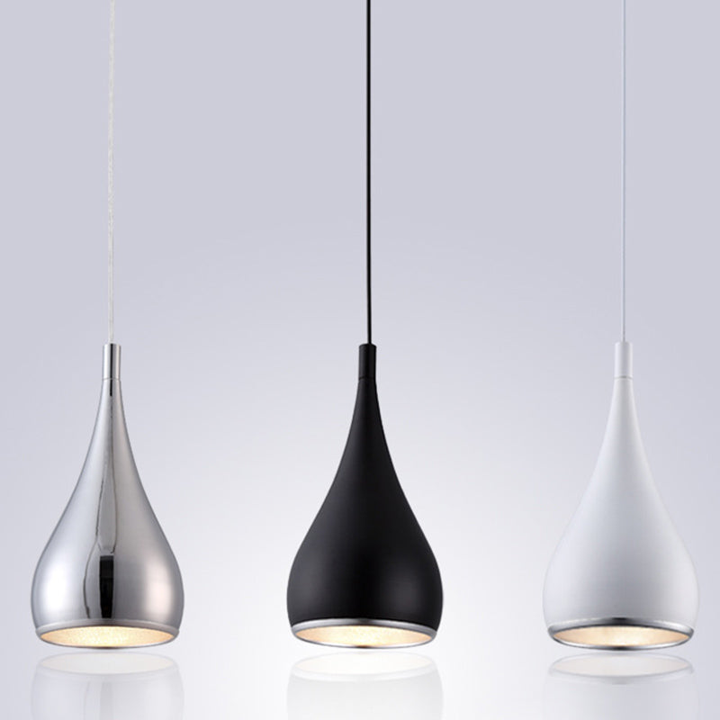Minimalist Teardrop Pendant Ceiling Light Metal Dinning Room Hanging Ceiling Light