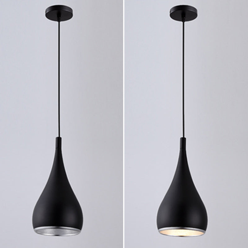 Minimalist Teardrop Pendant Ceiling Light Metal Dinning Room Hanging Ceiling Light