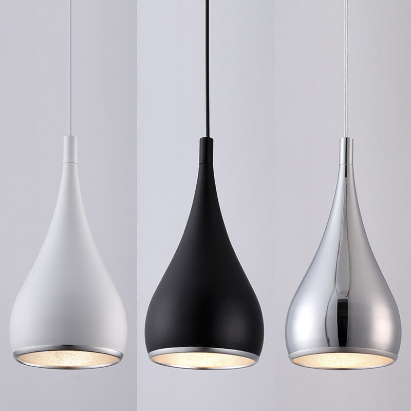 Minimalist Teardrop Pendant Ceiling Light Metal Dinning Room Hanging Ceiling Light