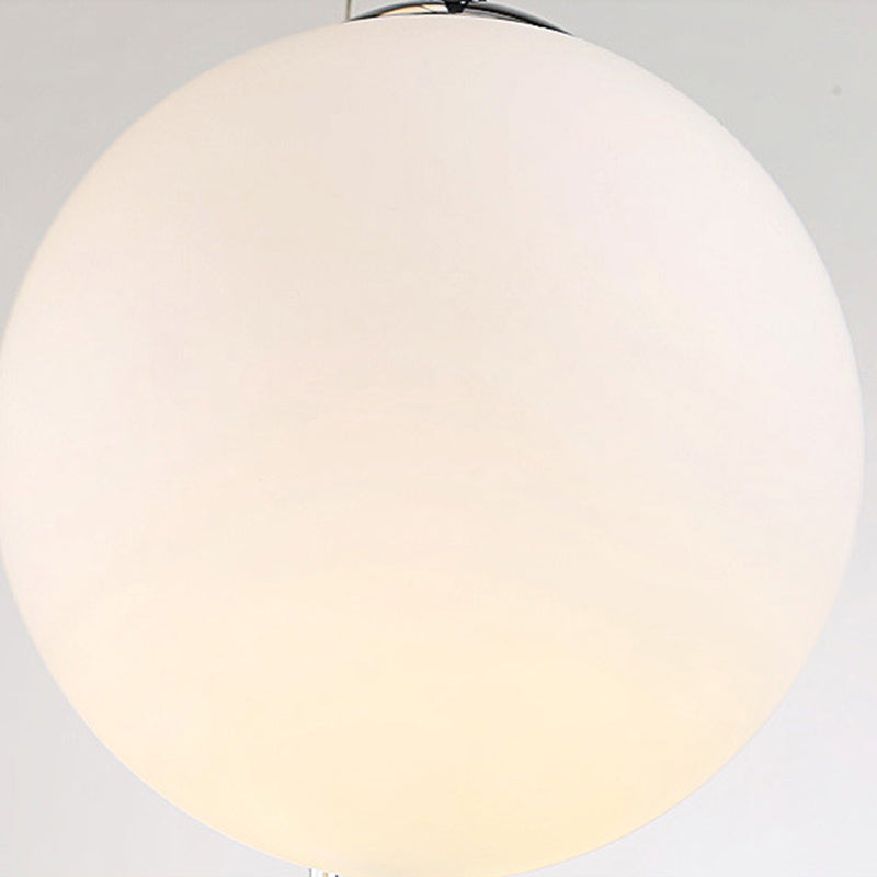 Sphere Staircase Pendant Ceiling Light Glass Modern Style Ceiling Pendant Light in Gold