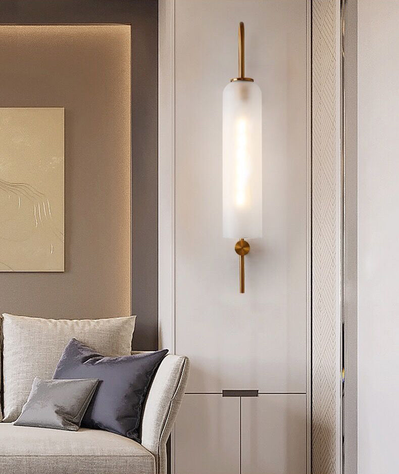Indoor Decoration Wall Sconce Light Glass Shade Down Light for Living Room Bedroom