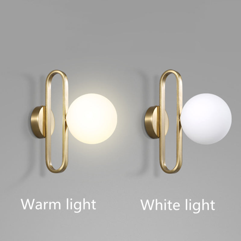 1 application murale de nuance en verre clair de style nordique