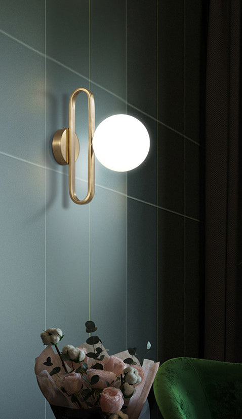 1 application murale de nuance en verre clair de style nordique