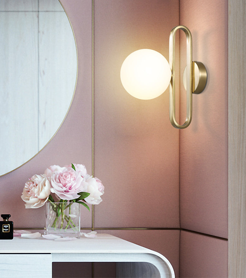 1 application murale de nuance en verre clair de style nordique