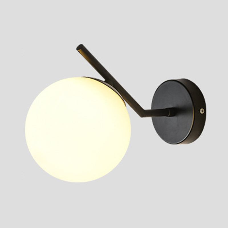 Sump a sfera leggera Sfonce lampada a fochea in metallo Sconcetto lampada per capezzale per letto