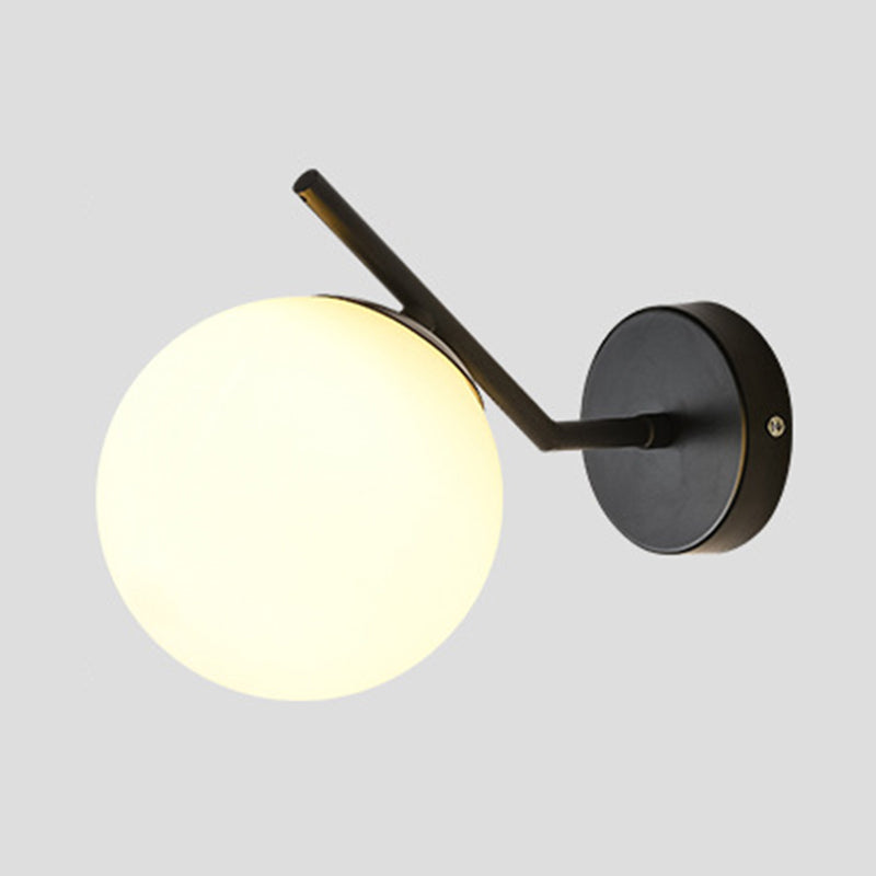 Sump a sfera leggera Sfonce lampada a fochea in metallo Sconcetto lampada per capezzale per letto