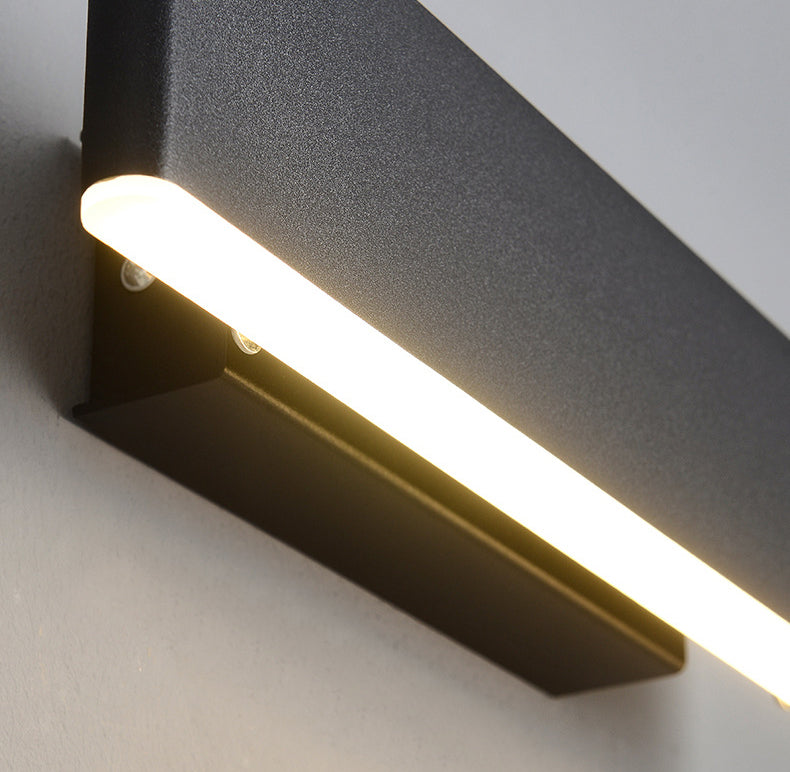 Luz de lectura rectangular de la pared acrílica de metal LED para la luz de la pared de lectura rectangular para la cama