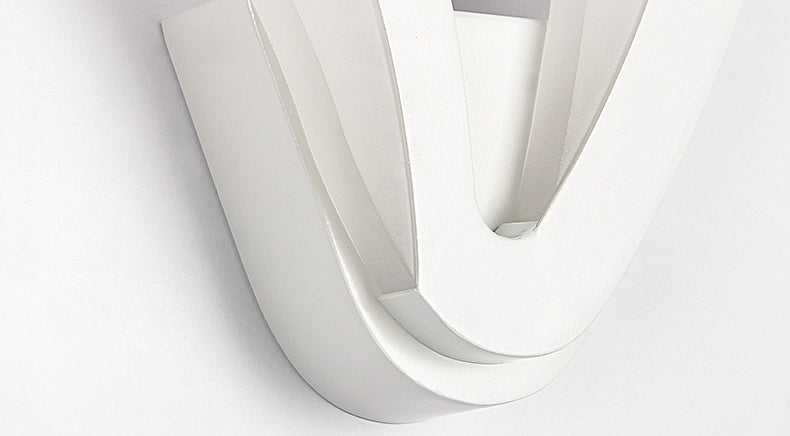 Simple V Shape Wall Lighting Ideas LED Acrylic Shade Wall Mount Light for Living Room Bedroom