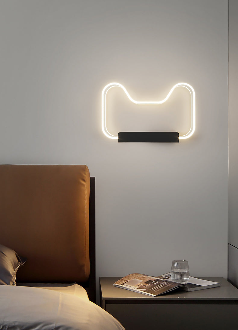 Lampada da parete a LED del letto Lampone Nordic Simple Wall Sconce per bambini Soggiorno
