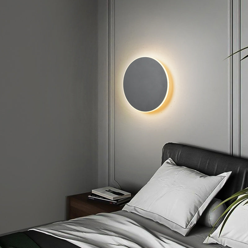 LED Atmosphere Wall Mount Lamp Minimalism Circle Shape Sconce Light for Bedroom Living Room