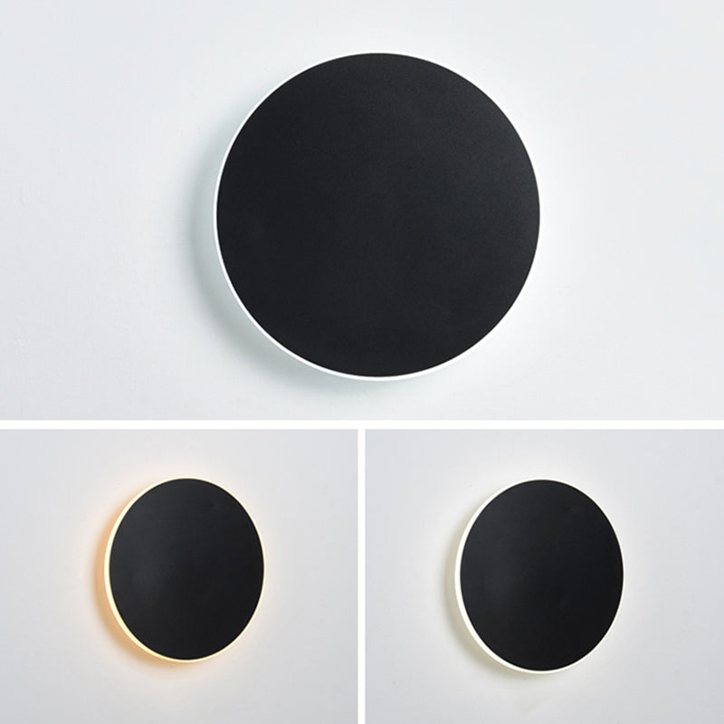 LED Atmosphere Wall Mount Lamp Minimalism Circle Shape Sconce Light for Bedroom Living Room