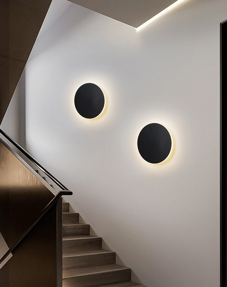 LED Atmosphere Wall Mount Lamp Minimalism Circle Shape Sconce Light for Bedroom Living Room