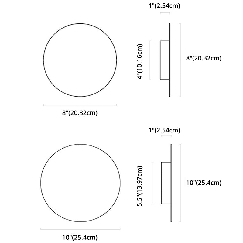 Creative Solar Eclipse Wall Lighting Fixtures Modern LED Wall Mount Lamp for Living Room