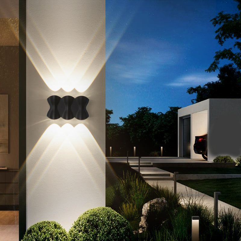 LED Outdoor Wall Mounted Light Modern Minimalism Waterproof Sconce Light for Doorway Courtyard