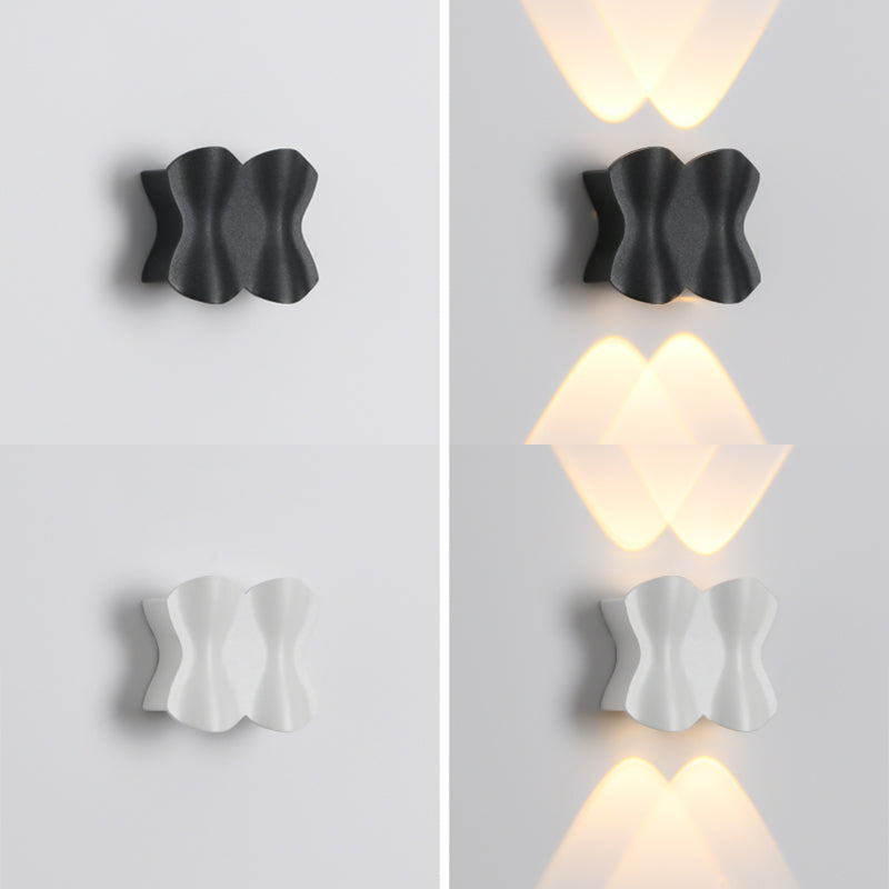 LED Outdoor Wall Mounted Light Modern Minimalism Waterproof Sconce Light for Doorway Courtyard