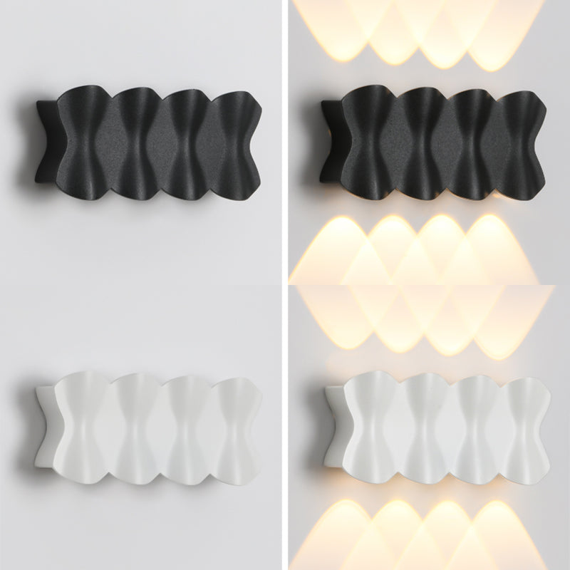 LED Outdoor Wall Mounted Light Modern Minimalism Waterproof Sconce Light for Doorway Courtyard