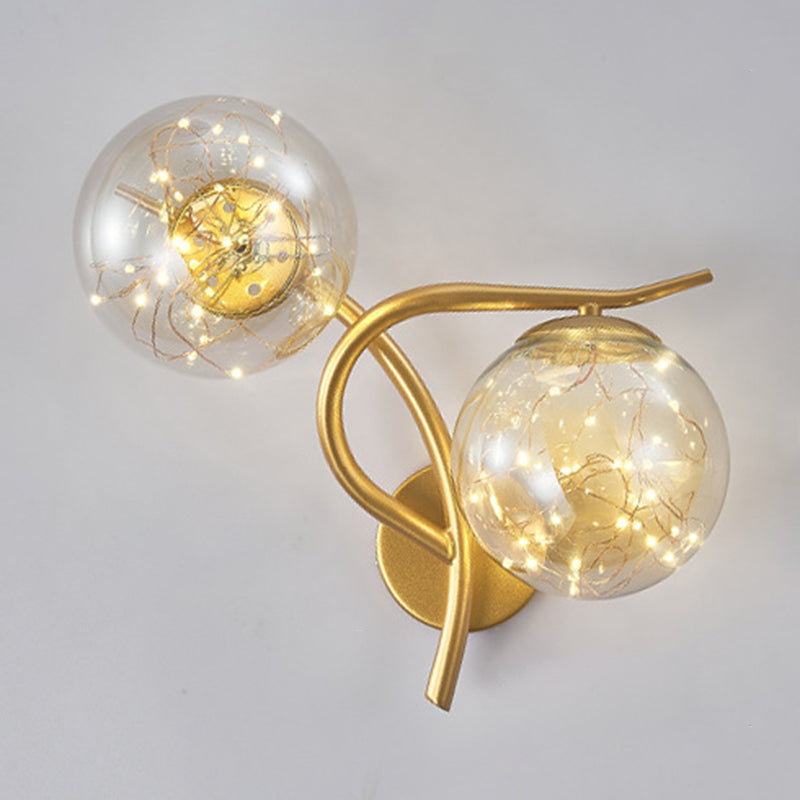 Creative Star Wall Mount Light 2 lumières de style atmosphère de style atmosphère Lumière pour la chambre