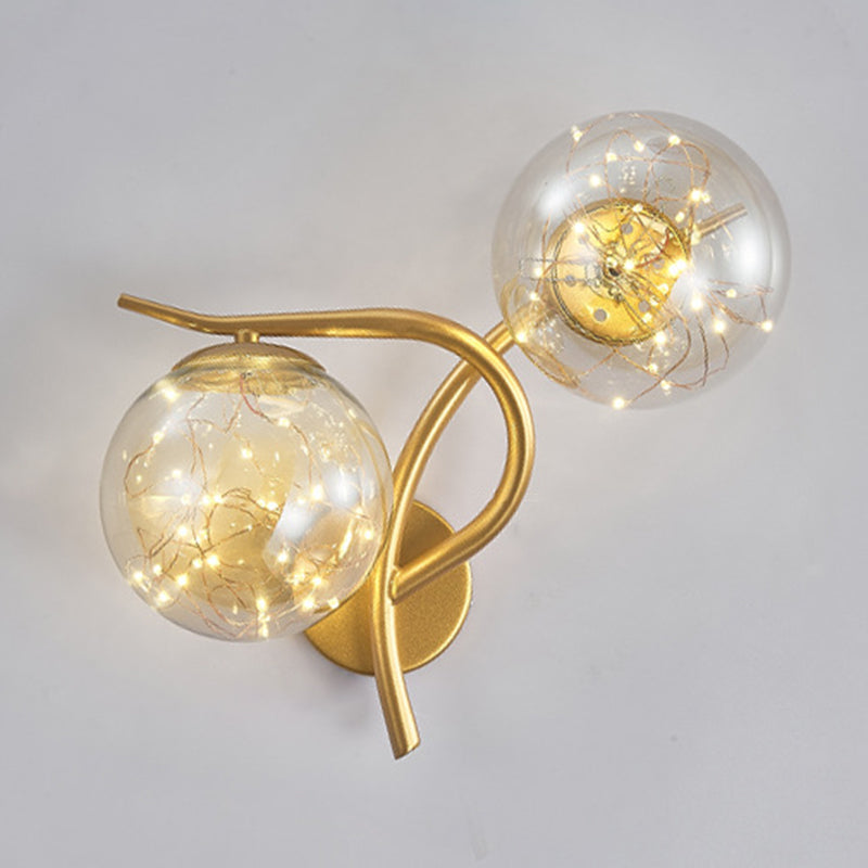 Creative Star Wall Mount Light 2 lumières de style atmosphère de style atmosphère Lumière pour la chambre