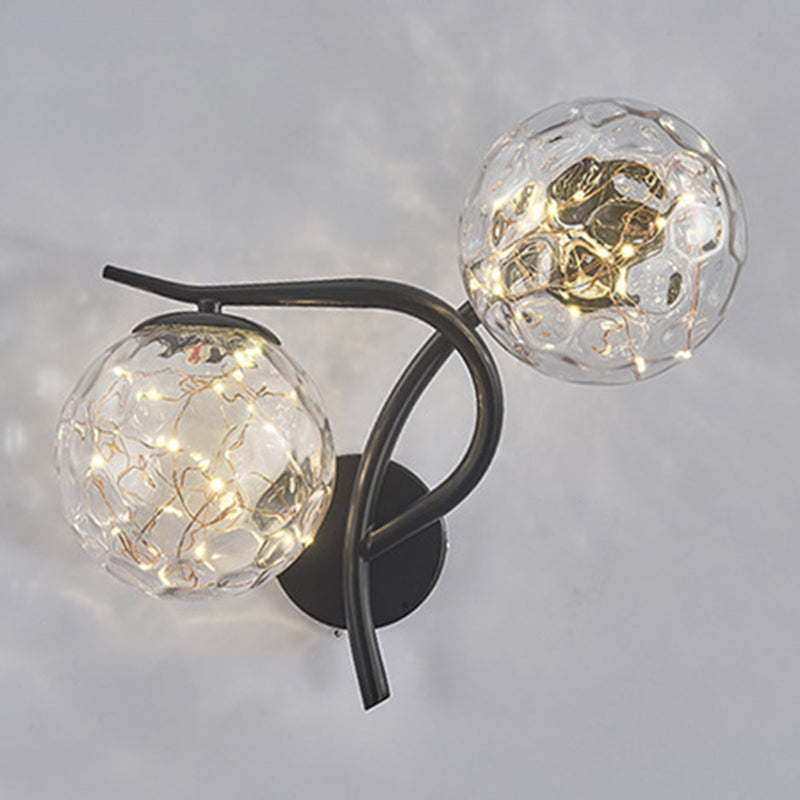 Creative Star Wall Mount Light 2 lumières de style atmosphère de style atmosphère Lumière pour la chambre