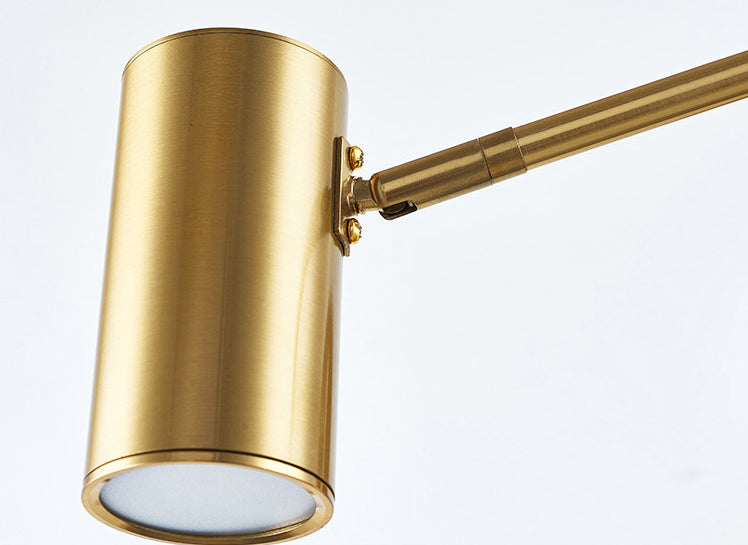 Swing Arm Metal Wall Sconce Light Nordic Cylinder Shade Sconce Light for Bedroom