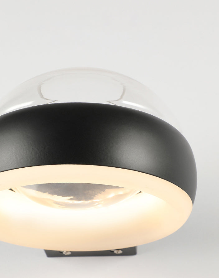 Modern Creative Plant Wall Sconce Light Glass Pot with Acrylic LED Wall Mount Lamp