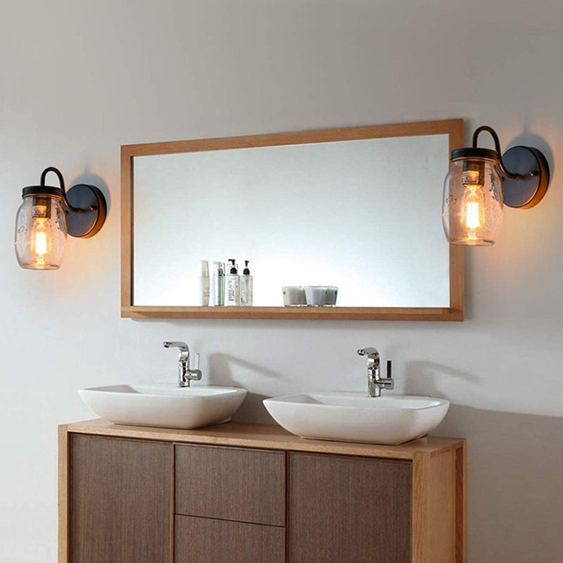 Industrielles Schwanenhalsstiel -Leuchten -Licht -Eingangs -Jar -Wandlampe für Korridor