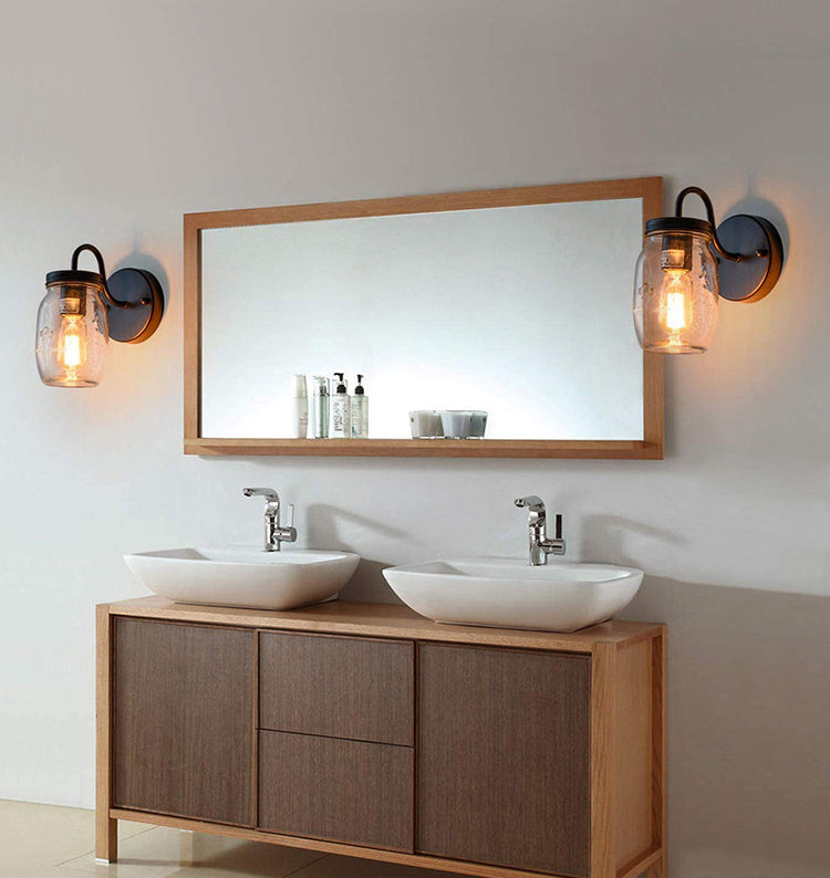 Industrielles Schwanenhalsstiel -Leuchten -Licht -Eingangs -Jar -Wandlampe für Korridor