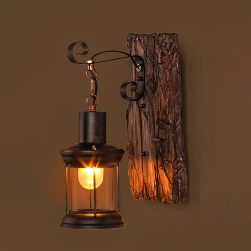 Vintage Retro Style Wall Lamp Single Light Suspended Cage Wall Lighting for Bar
