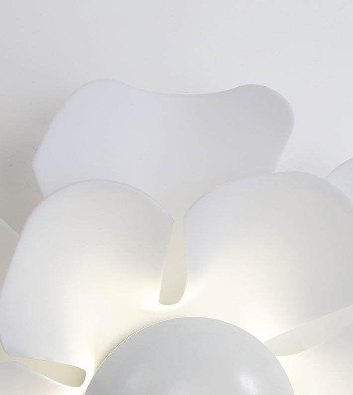 Nordic Style Flower Shape Wall Lamp Indoor Fashion Decoration Wall Sconce with Acrylic Shade