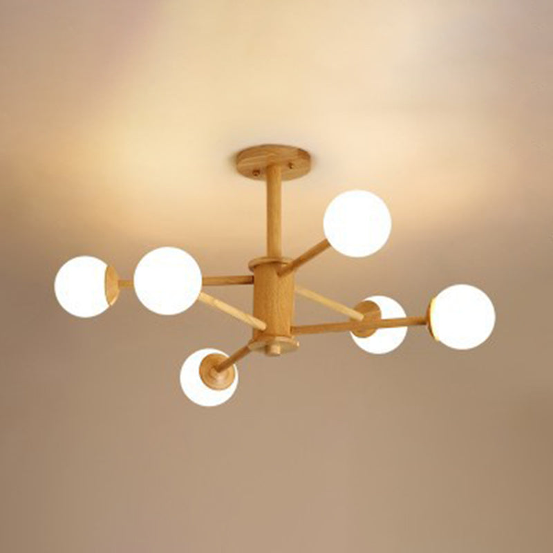 Simplicidad moderna Sphere Chandelier Lights Lights Lights Lights Pends Pends para sala de estar