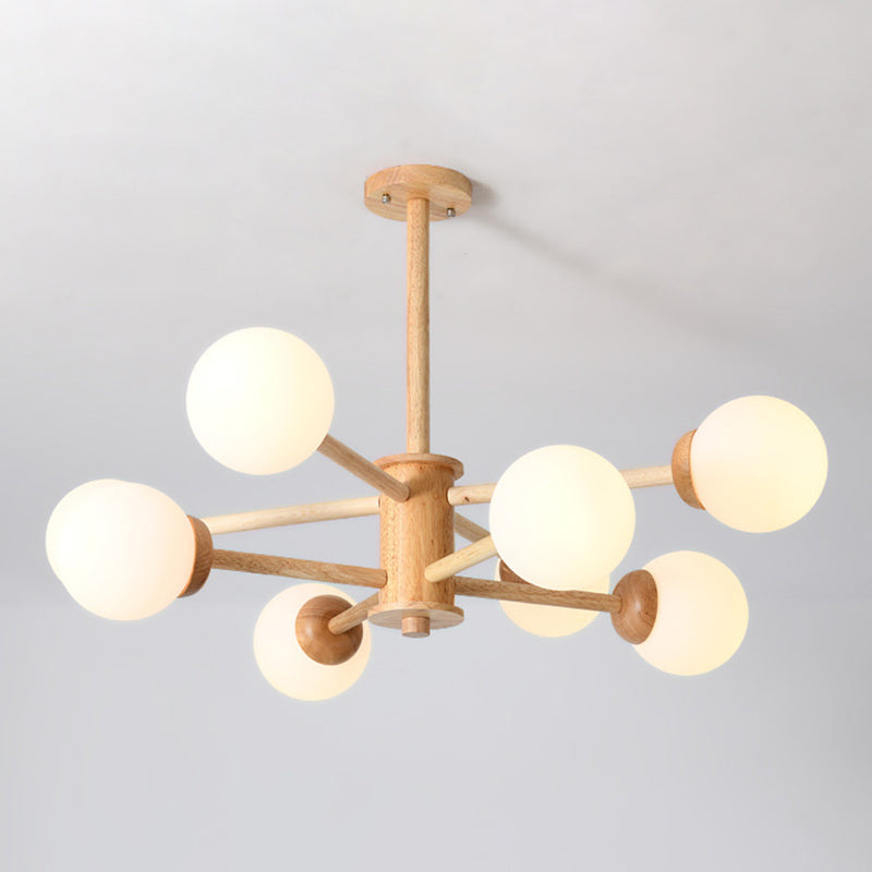 Simplicidad moderna Sphere Chandelier Lights Lights Lights Lights Pends Pends para sala de estar