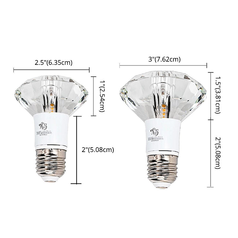 Moderne, schlichte Kristall-Deckenleuchte, rautenförmige Mini-Unterputzleuchte mit Metallbaldachin für Flur, Gang