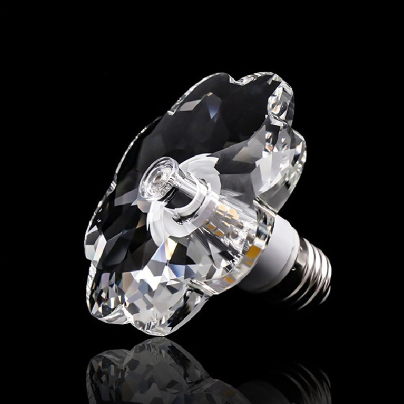 3.9 Zoll breite Mini Kristall Deckenleuchte Moderne Einfachheitsblume geformte Beleuchtungs-Befestigung für Schlafzimmer mit Metallüberdachung