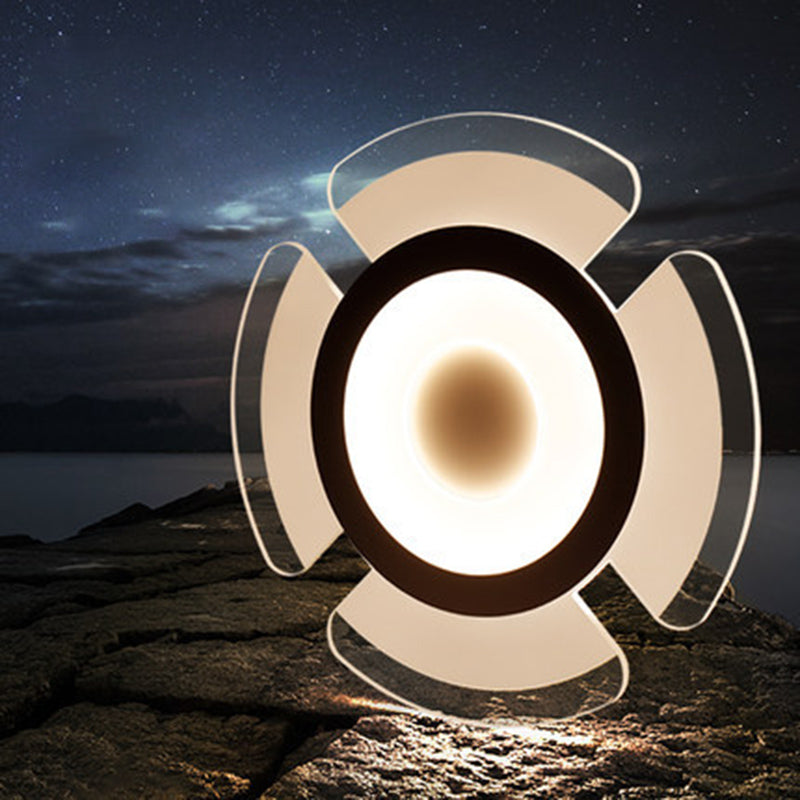 Simplicidad contemporánea LED TECHINE TODO ACRYLIC SHADE CREATIVO FIJA DE ILUMBACIÓN DE MONTAJE DE MONTAJE DE MONTAJE