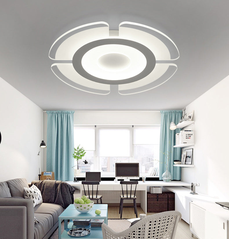 Simplicidad contemporánea LED TECHINE TODO ACRYLIC SHADE CREATIVO FIJA DE ILUMBACIÓN DE MONTAJE DE MONTAJE DE MONTAJE